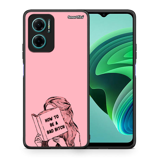 Θήκη Xiaomi Redmi Note 11E Bad Bitch από τη Smartfits με σχέδιο στο πίσω μέρος και μαύρο περίβλημα | Xiaomi Redmi Note 11E Bad Bitch case with colorful back and black bezels