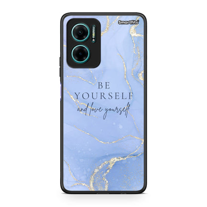 Xiaomi Redmi Note 11E Be Yourself θήκη από τη Smartfits με σχέδιο στο πίσω μέρος και μαύρο περίβλημα | Smartphone case with colorful back and black bezels by Smartfits