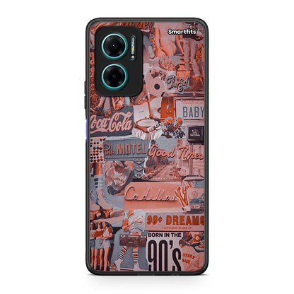 Xiaomi Redmi Note 11E Born In 90s θήκη από τη Smartfits με σχέδιο στο πίσω μέρος και μαύρο περίβλημα | Smartphone case with colorful back and black bezels by Smartfits