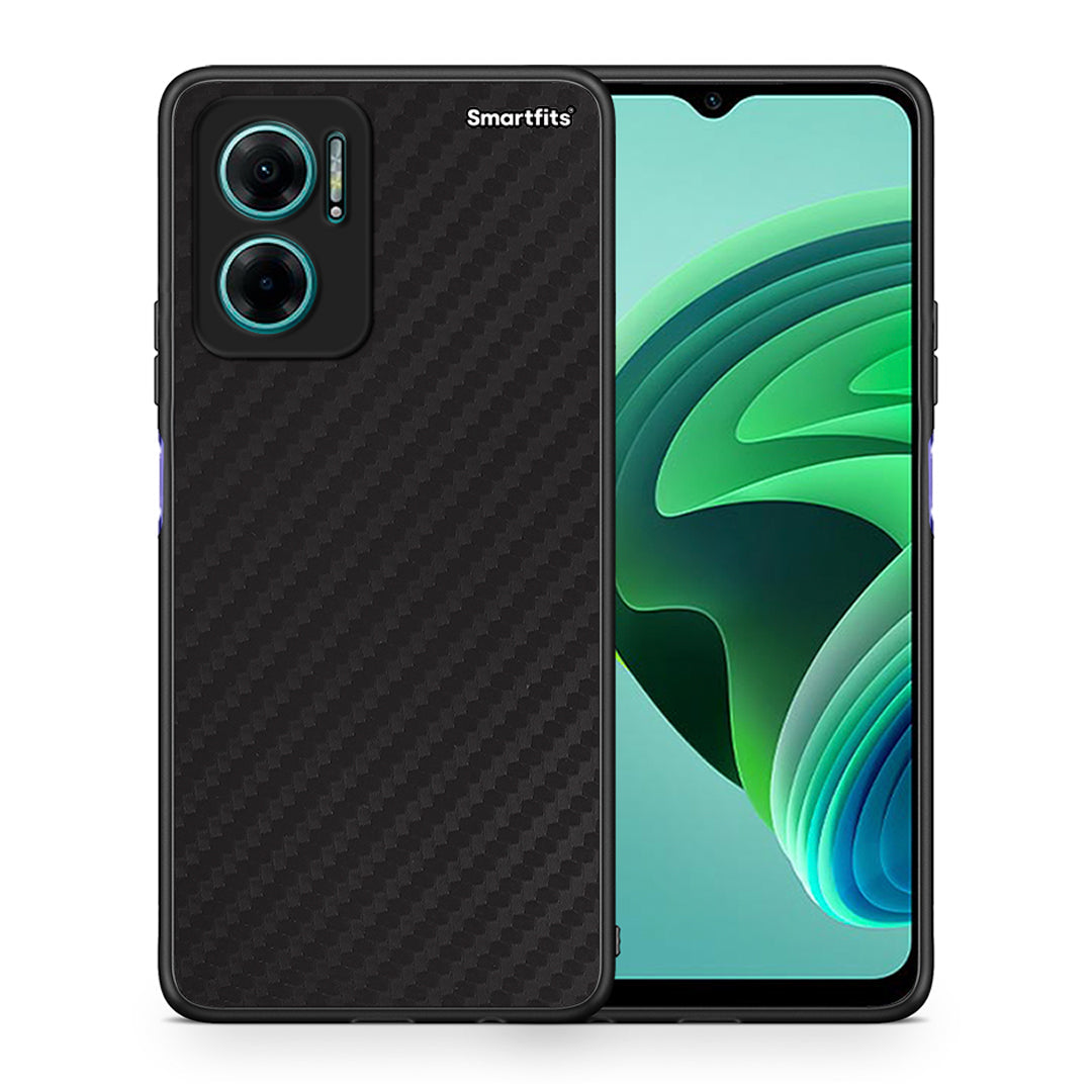 Θήκη Xiaomi Redmi Note 11E Carbon Black από τη Smartfits με σχέδιο στο πίσω μέρος και μαύρο περίβλημα | Xiaomi Redmi Note 11E Carbon Black case with colorful back and black bezels