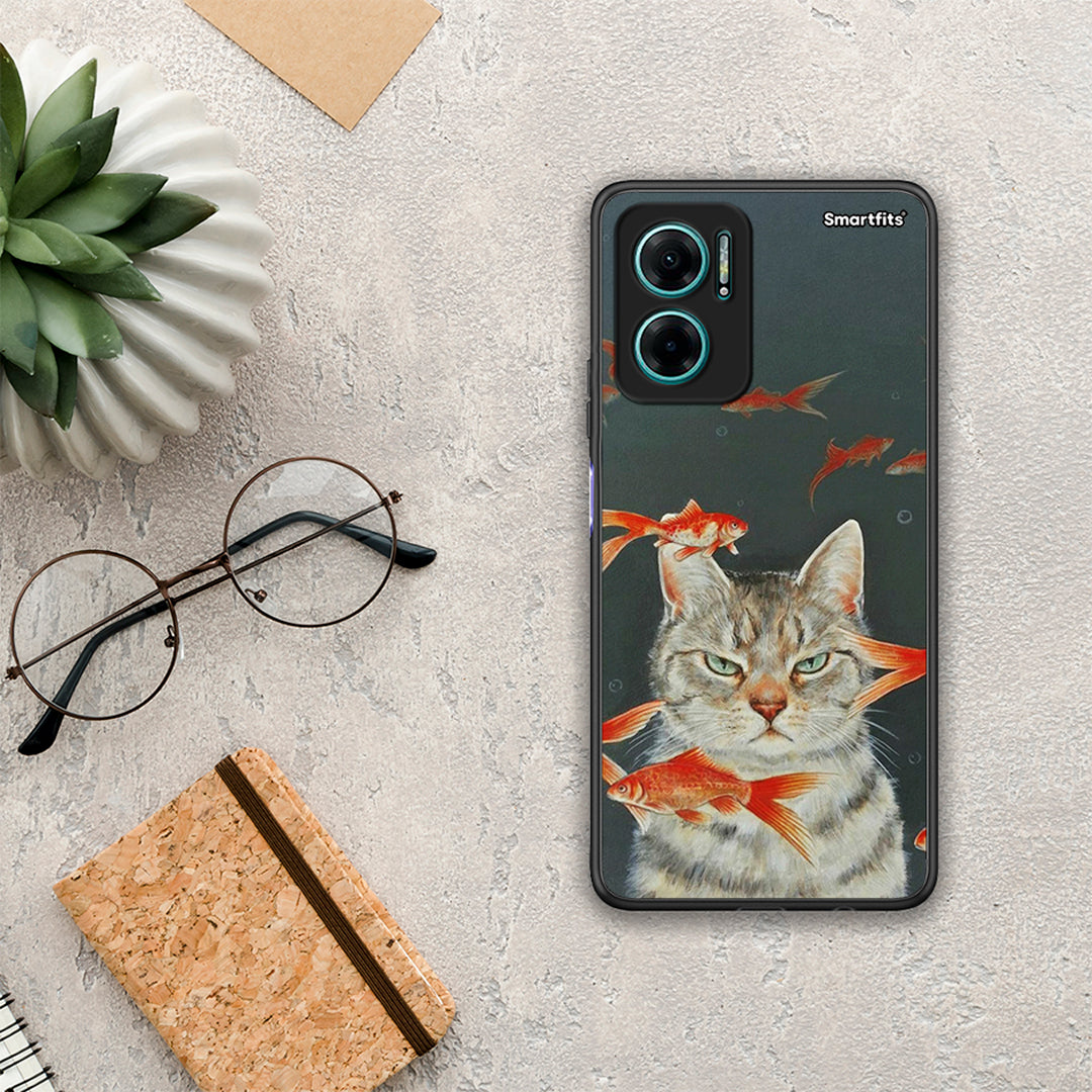 Cat Goldfish - Xiaomi Redmi Note 11E θήκη