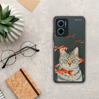 Thumbnail for Cat Goldfish - Xiaomi Redmi Note 11E θήκη