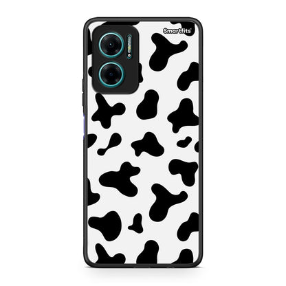 Xiaomi Redmi Note 11E Cow Print θήκη από τη Smartfits με σχέδιο στο πίσω μέρος και μαύρο περίβλημα | Smartphone case with colorful back and black bezels by Smartfits
