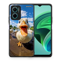 Thumbnail for Θήκη Xiaomi Redmi Note 11E Duck Face από τη Smartfits με σχέδιο στο πίσω μέρος και μαύρο περίβλημα | Xiaomi Redmi Note 11E Duck Face case with colorful back and black bezels