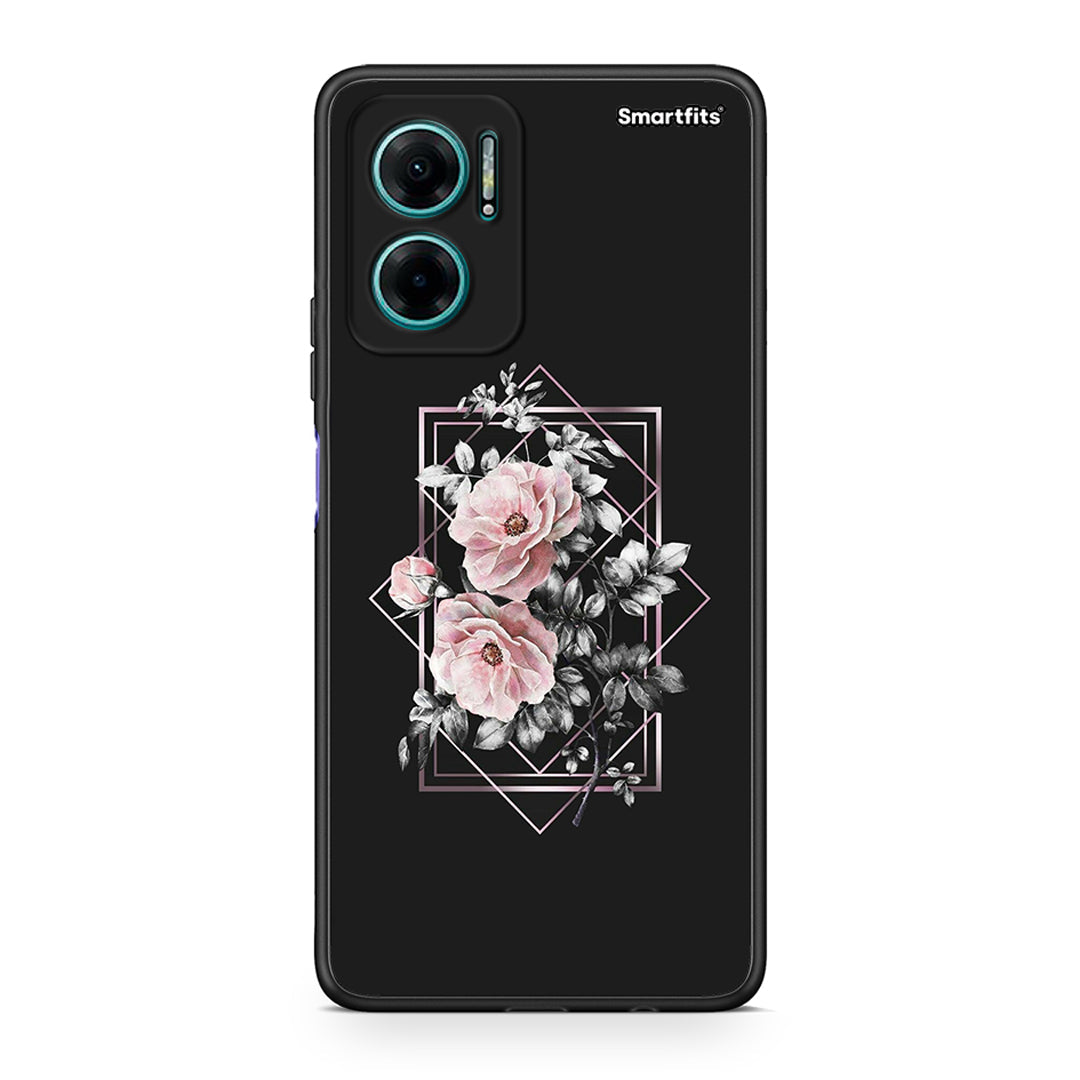 4 - Xiaomi Redmi Note 11E Frame Flower case, cover, bumper