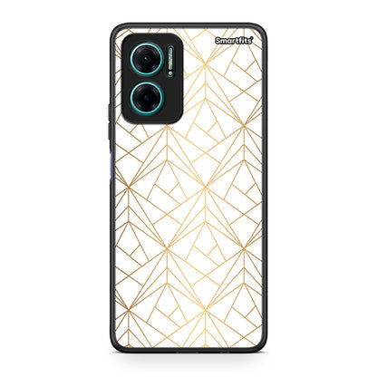 111 - Xiaomi Redmi Note 11E Luxury White Geometric case, cover, bumper
