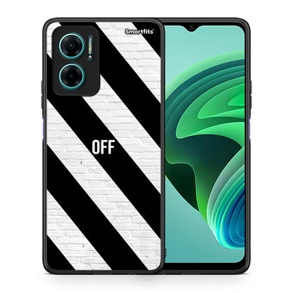 Θήκη Xiaomi Redmi Note 11E Get Off από τη Smartfits με σχέδιο στο πίσω μέρος και μαύρο περίβλημα | Xiaomi Redmi Note 11E Get Off case with colorful back and black bezels