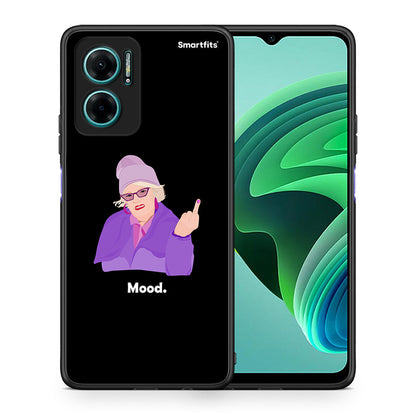 Θήκη Xiaomi Redmi Note 11E Grandma Mood Black από τη Smartfits με σχέδιο στο πίσω μέρος και μαύρο περίβλημα | Xiaomi Redmi Note 11E Grandma Mood Black case with colorful back and black bezels