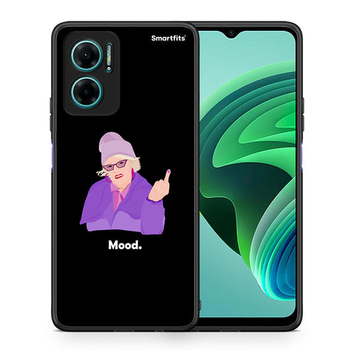 Θήκη Xiaomi Redmi Note 11E Grandma Mood Black από τη Smartfits με σχέδιο στο πίσω μέρος και μαύρο περίβλημα | Xiaomi Redmi Note 11E Grandma Mood Black case with colorful back and black bezels