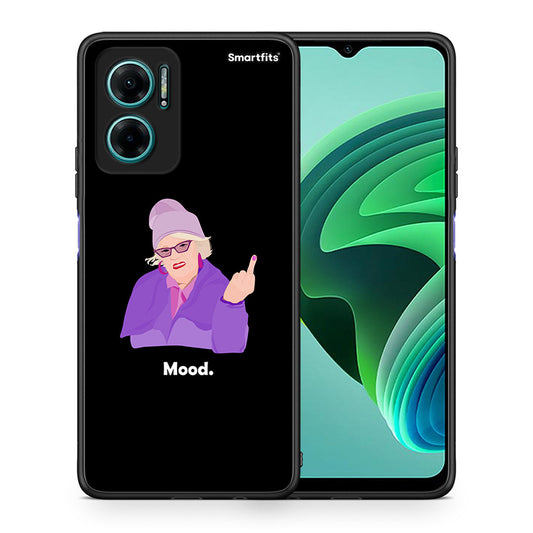 Θήκη Xiaomi Redmi Note 11E Grandma Mood Black από τη Smartfits με σχέδιο στο πίσω μέρος και μαύρο περίβλημα | Xiaomi Redmi Note 11E Grandma Mood Black case with colorful back and black bezels
