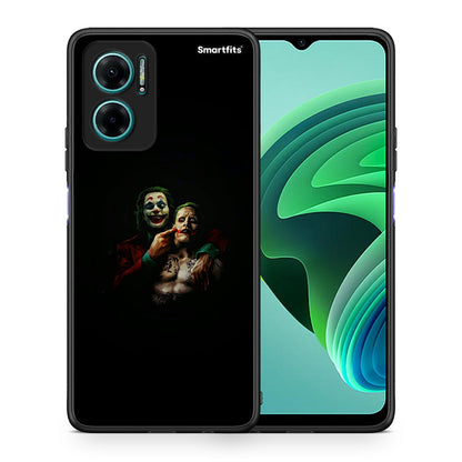 Θήκη Xiaomi Redmi Note 11E Clown Hero από τη Smartfits με σχέδιο στο πίσω μέρος και μαύρο περίβλημα | Xiaomi Redmi Note 11E Clown Hero case with colorful back and black bezels