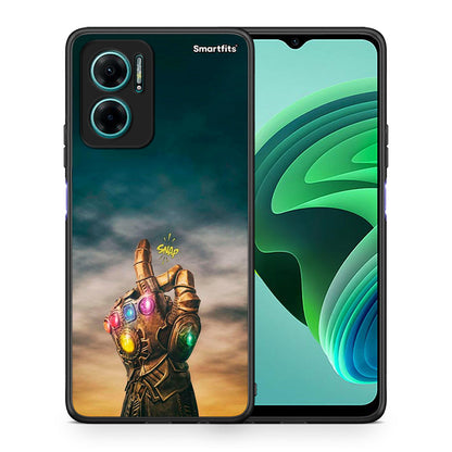 Θήκη Xiaomi Redmi Note 11E Infinity Snap από τη Smartfits με σχέδιο στο πίσω μέρος και μαύρο περίβλημα | Xiaomi Redmi Note 11E Infinity Snap case with colorful back and black bezels