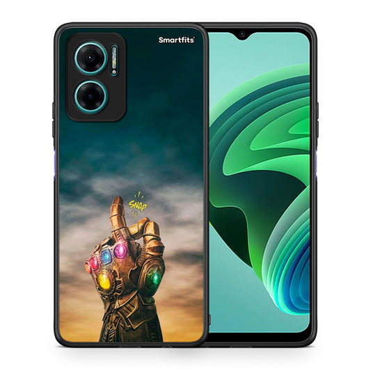 Θήκη Xiaomi Redmi Note 11E Infinity Snap από τη Smartfits με σχέδιο στο πίσω μέρος και μαύρο περίβλημα | Xiaomi Redmi Note 11E Infinity Snap case with colorful back and black bezels