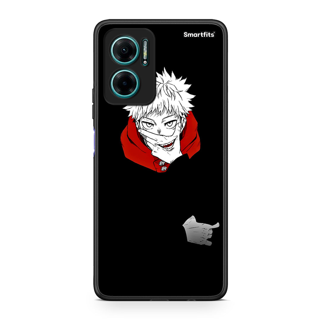 Xiaomi Redmi Note 11E Itadori Anime θήκη από τη Smartfits με σχέδιο στο πίσω μέρος και μαύρο περίβλημα | Smartphone case with colorful back and black bezels by Smartfits