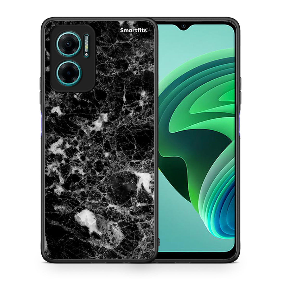 Θήκη Xiaomi Redmi Note 11E Male Marble από τη Smartfits με σχέδιο στο πίσω μέρος και μαύρο περίβλημα | Xiaomi Redmi Note 11E Male Marble case with colorful back and black bezels