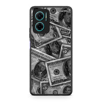 Thumbnail for Xiaomi Redmi Note 11E Money Dollars θήκη από τη Smartfits με σχέδιο στο πίσω μέρος και μαύρο περίβλημα | Smartphone case with colorful back and black bezels by Smartfits