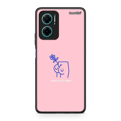 Xiaomi Redmi Note 11E Nice Day θήκη από τη Smartfits με σχέδιο στο πίσω μέρος και μαύρο περίβλημα | Smartphone case with colorful back and black bezels by Smartfits