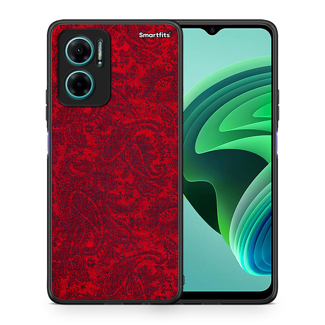 Θήκη Xiaomi Redmi Note 11E Paisley Cashmere από τη Smartfits με σχέδιο στο πίσω μέρος και μαύρο περίβλημα | Xiaomi Redmi Note 11E Paisley Cashmere case with colorful back and black bezels