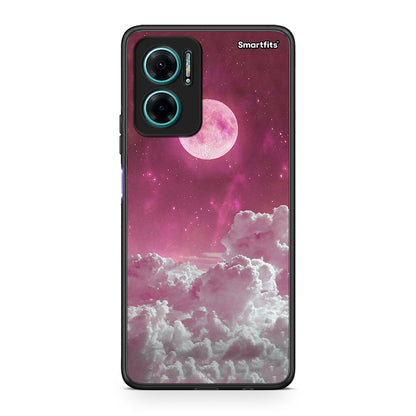 Xiaomi Redmi Note 11E Pink Moon Θήκη από τη Smartfits με σχέδιο στο πίσω μέρος και μαύρο περίβλημα | Smartphone case with colorful back and black bezels by Smartfits