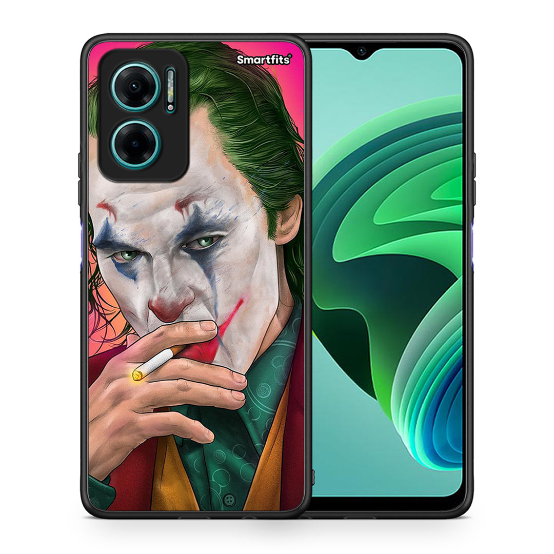 Θήκη Xiaomi Redmi Note 11E JokesOnU PopArt από τη Smartfits με σχέδιο στο πίσω μέρος και μαύρο περίβλημα | Xiaomi Redmi Note 11E JokesOnU PopArt case with colorful back and black bezels