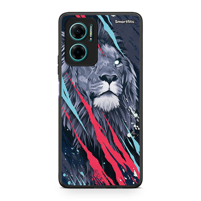 4 - Xiaomi Redmi Note 11E Lion Designer PopArt case, cover, bumper