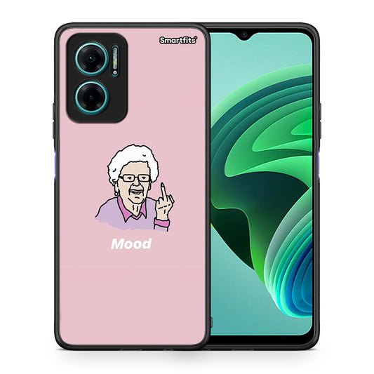 Θήκη Xiaomi Redmi Note 11E Mood PopArt από τη Smartfits με σχέδιο στο πίσω μέρος και μαύρο περίβλημα | Xiaomi Redmi Note 11E Mood PopArt case with colorful back and black bezels