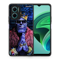 Thumbnail for Θήκη Xiaomi Redmi Note 11E Thanos PopArt από τη Smartfits με σχέδιο στο πίσω μέρος και μαύρο περίβλημα | Xiaomi Redmi Note 11E Thanos PopArt case with colorful back and black bezels