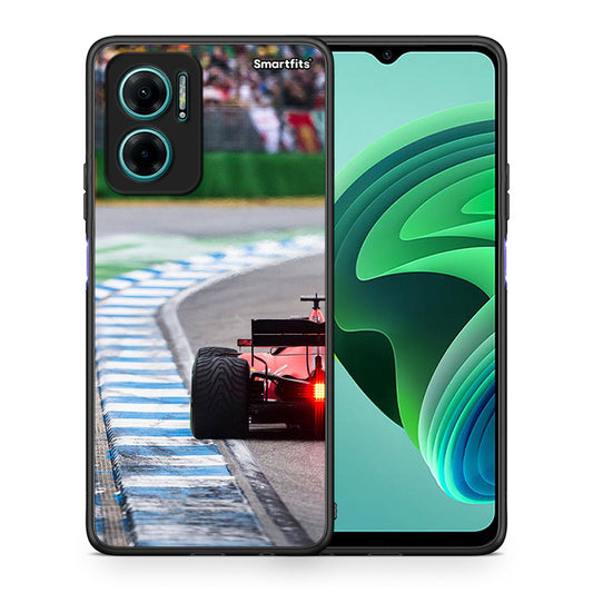 Θήκη Xiaomi Redmi Note 11E Racing Vibes από τη Smartfits με σχέδιο στο πίσω μέρος και μαύρο περίβλημα | Xiaomi Redmi Note 11E Racing Vibes case with colorful back and black bezels