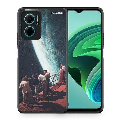 Θήκη Xiaomi Redmi Note 11E Surreal View από τη Smartfits με σχέδιο στο πίσω μέρος και μαύρο περίβλημα | Xiaomi Redmi Note 11E Surreal View case with colorful back and black bezels