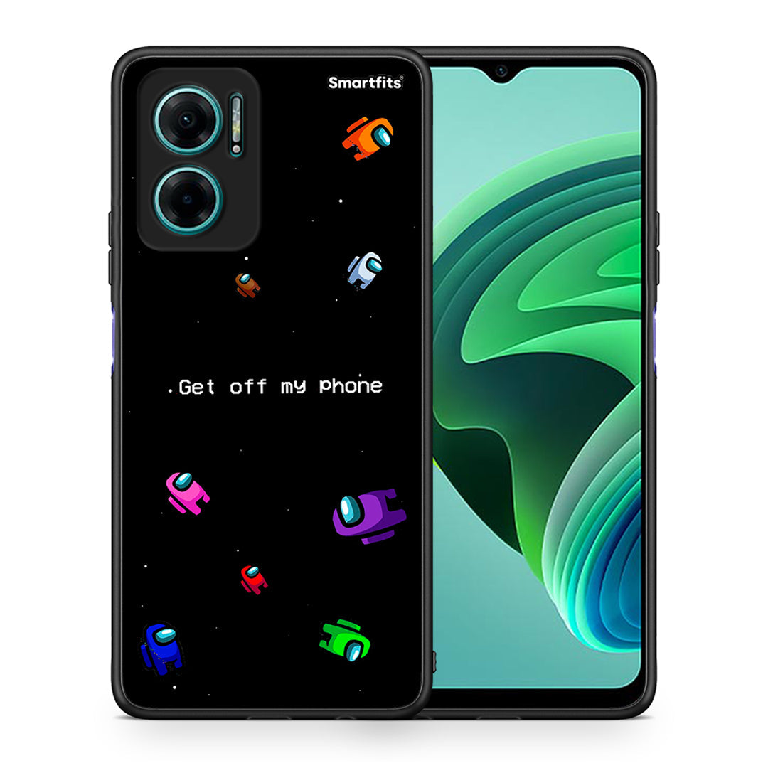 Θήκη Xiaomi Redmi Note 11E AFK Text από τη Smartfits με σχέδιο στο πίσω μέρος και μαύρο περίβλημα | Xiaomi Redmi Note 11E AFK Text case with colorful back and black bezels