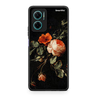 Thumbnail for Xiaomi Redmi Note 11E Vintage Roses θήκη από τη Smartfits με σχέδιο στο πίσω μέρος και μαύρο περίβλημα | Smartphone case with colorful back and black bezels by Smartfits