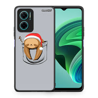 Thumbnail for Θήκη Xiaomi Redmi Note 11E Xmas Zzzz από τη Smartfits με σχέδιο στο πίσω μέρος και μαύρο περίβλημα | Xiaomi Redmi Note 11E Xmas Zzzz case with colorful back and black bezels