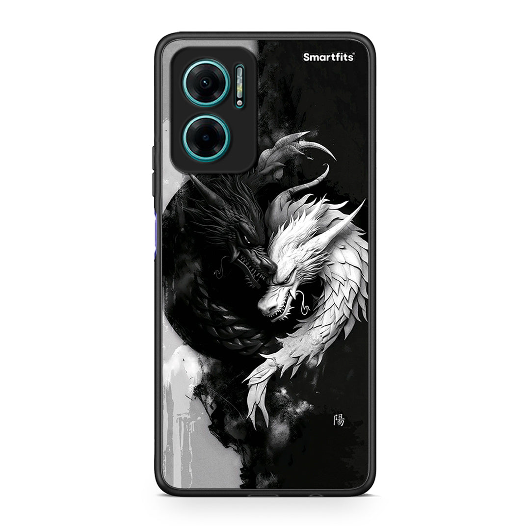 Xiaomi Redmi Note 11E Yin Yang Θήκη από τη Smartfits με σχέδιο στο πίσω μέρος και μαύρο περίβλημα | Smartphone case with colorful back and black bezels by Smartfits