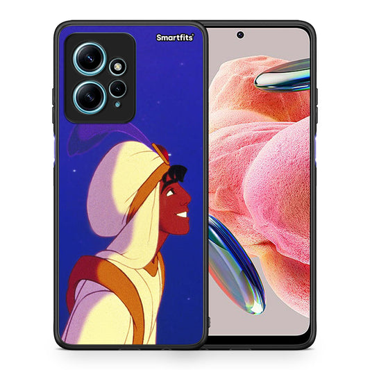 Θήκη Xiaomi Redmi Note 12 4G / Redmi K60 Pro Alladin And Jasmine Love 1 από τη Smartfits με σχέδιο στο πίσω μέρος και μαύρο περίβλημα | Xiaomi Redmi Note 12 4G / Redmi K60 Pro Alladin And Jasmine Love 1 Case with Colorful Back and Black Bezels