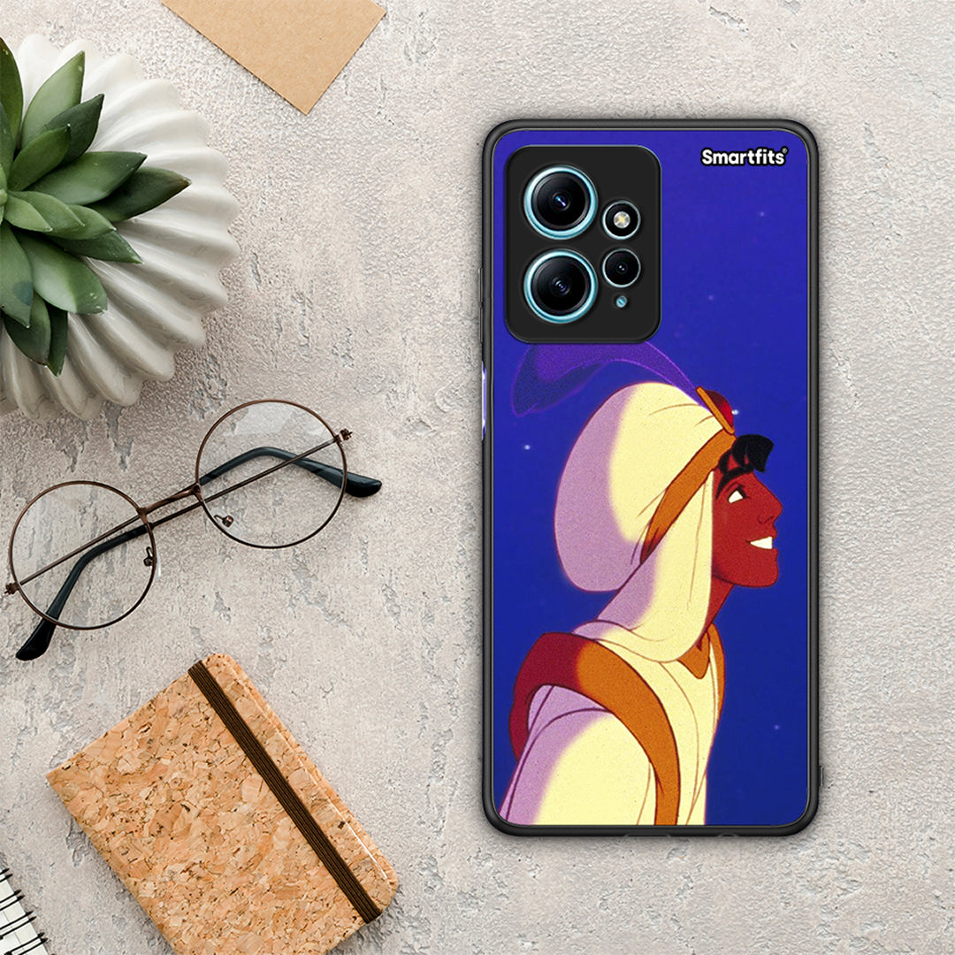 Θήκη Xiaomi Redmi Note 12 4G / Redmi K60 Pro Alladin And Jasmine Love 1 από τη Smartfits με σχέδιο στο πίσω μέρος και μαύρο περίβλημα | Xiaomi Redmi Note 12 4G / Redmi K60 Pro Alladin And Jasmine Love 1 Case with Colorful Back and Black Bezels