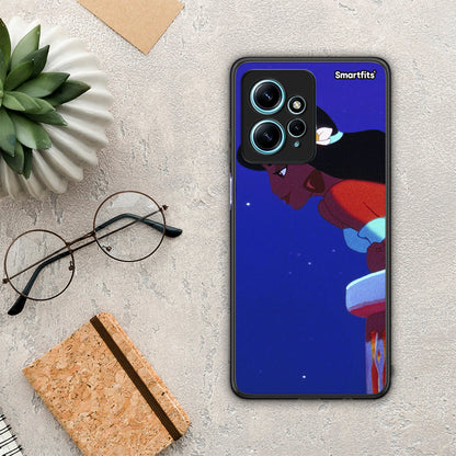Θήκη Xiaomi Redmi Note 12 4G / Redmi K60 Pro Alladin And Jasmine Love 2 από τη Smartfits με σχέδιο στο πίσω μέρος και μαύρο περίβλημα | Xiaomi Redmi Note 12 4G / Redmi K60 Pro Alladin And Jasmine Love 2 Case with Colorful Back and Black Bezels