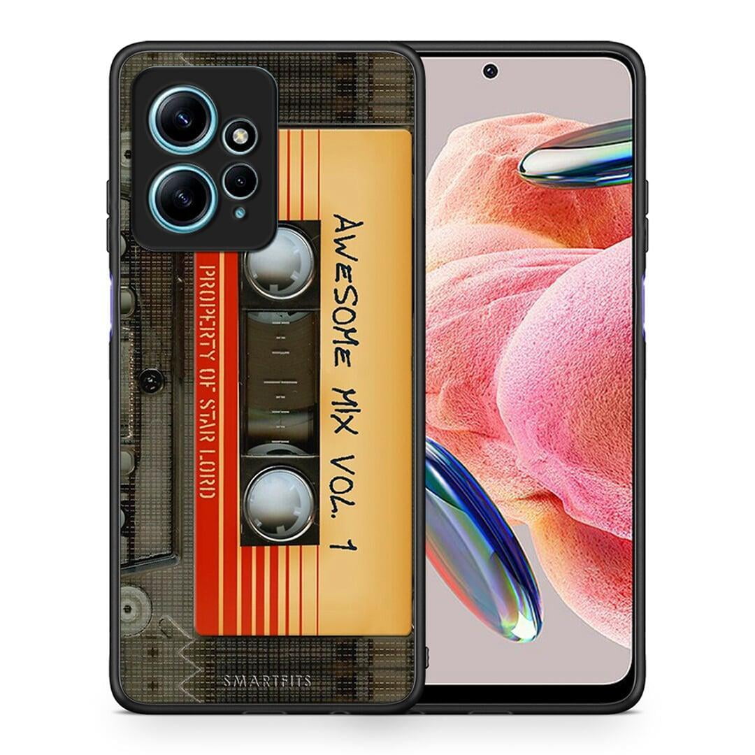 Θήκη Xiaomi Redmi Note 12 4G / Redmi K60 Pro Awesome Mix από τη Smartfits με σχέδιο στο πίσω μέρος και μαύρο περίβλημα | Xiaomi Redmi Note 12 4G / Redmi K60 Pro Awesome Mix Case with Colorful Back and Black Bezels