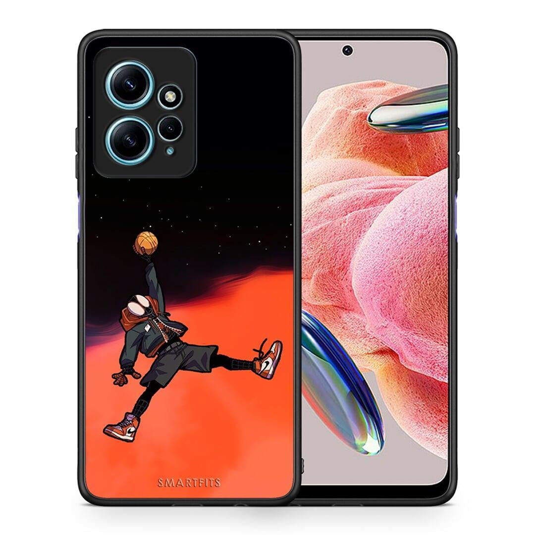 Θήκη Xiaomi Redmi Note 12 4G / Redmi K60 Pro Basketball Hero από τη Smartfits με σχέδιο στο πίσω μέρος και μαύρο περίβλημα | Xiaomi Redmi Note 12 4G / Redmi K60 Pro Basketball Hero Case with Colorful Back and Black Bezels