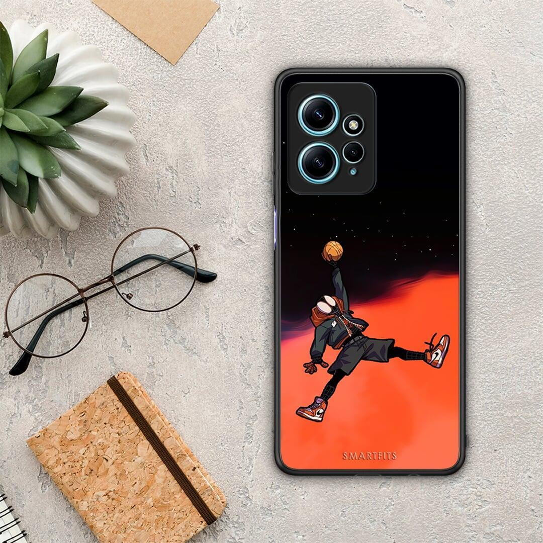 Θήκη Xiaomi Redmi Note 12 4G / Redmi K60 Pro Basketball Hero από τη Smartfits με σχέδιο στο πίσω μέρος και μαύρο περίβλημα | Xiaomi Redmi Note 12 4G / Redmi K60 Pro Basketball Hero Case with Colorful Back and Black Bezels