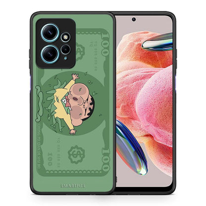 Θήκη Xiaomi Redmi Note 12 4G / Redmi K60 Pro Big Money από τη Smartfits με σχέδιο στο πίσω μέρος και μαύρο περίβλημα | Xiaomi Redmi Note 12 4G / Redmi K60 Pro Big Money Case with Colorful Back and Black Bezels