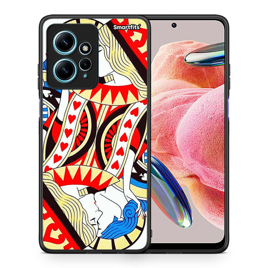 Θήκη Xiaomi Redmi Note 12 4G / Redmi K60 Pro Card Love από τη Smartfits με σχέδιο στο πίσω μέρος και μαύρο περίβλημα | Xiaomi Redmi Note 12 4G / Redmi K60 Pro Card Love Case with Colorful Back and Black Bezels