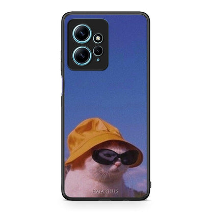 Θήκη Xiaomi Redmi Note 12 4G / Redmi K60 Pro Cat Diva από τη Smartfits με σχέδιο στο πίσω μέρος και μαύρο περίβλημα | Xiaomi Redmi Note 12 4G / Redmi K60 Pro Cat Diva Case with Colorful Back and Black Bezels