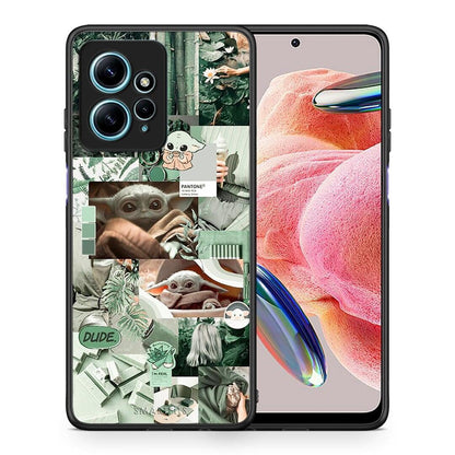 Θήκη Xiaomi Redmi Note 12 4G / Redmi K60 Pro Collage Dude από τη Smartfits με σχέδιο στο πίσω μέρος και μαύρο περίβλημα | Xiaomi Redmi Note 12 4G / Redmi K60 Pro Collage Dude Case with Colorful Back and Black Bezels