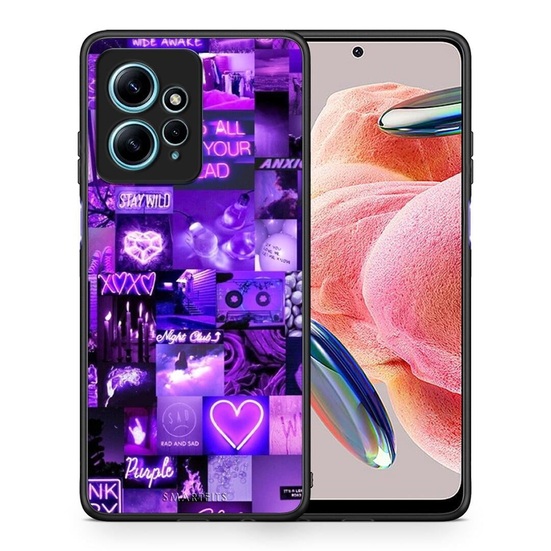 Θήκη Xiaomi Redmi Note 12 4G / Redmi K60 Pro Collage Stay Wild από τη Smartfits με σχέδιο στο πίσω μέρος και μαύρο περίβλημα | Xiaomi Redmi Note 12 4G / Redmi K60 Pro Collage Stay Wild Case with Colorful Back and Black Bezels