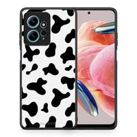 Thumbnail for Θήκη Xiaomi Redmi Note 12 4G / Redmi K60 Pro Cow Print από τη Smartfits με σχέδιο στο πίσω μέρος και μαύρο περίβλημα | Xiaomi Redmi Note 12 4G / Redmi K60 Pro Cow Print Case with Colorful Back and Black Bezels