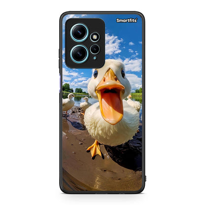 Θήκη Xiaomi Redmi Note 12 4G / Redmi K60 Pro Duck Face από τη Smartfits με σχέδιο στο πίσω μέρος και μαύρο περίβλημα | Xiaomi Redmi Note 12 4G / Redmi K60 Pro Duck Face Case with Colorful Back and Black Bezels