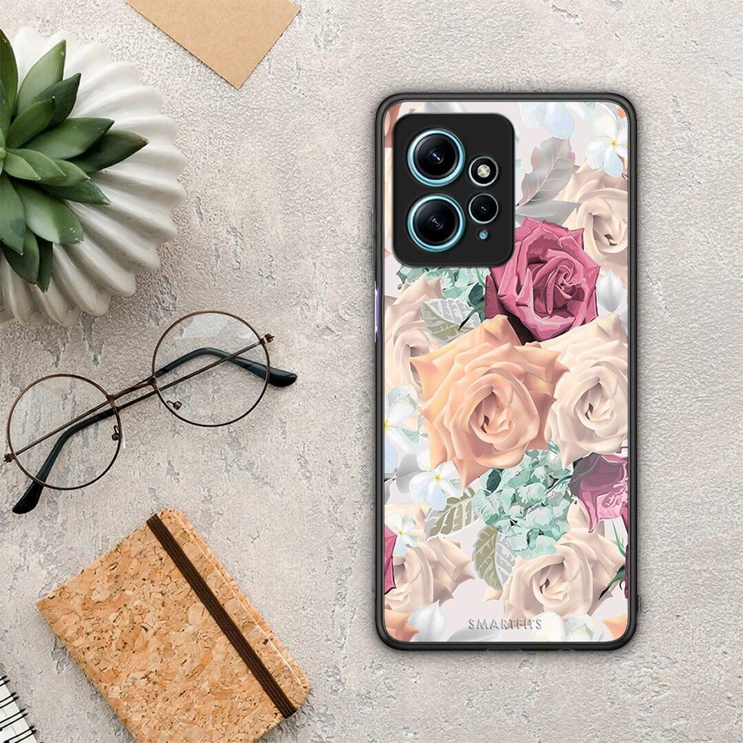 Θήκη Xiaomi Redmi Note 12 4G / Redmi K60 Pro Floral Bouquet από τη Smartfits με σχέδιο στο πίσω μέρος και μαύρο περίβλημα | Xiaomi Redmi Note 12 4G / Redmi K60 Pro Floral Bouquet Case with Colorful Back and Black Bezels