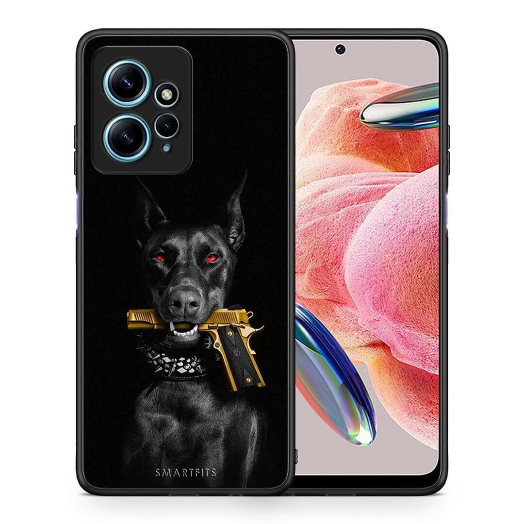 Θήκη Xiaomi Redmi Note 12 4G / Redmi K60 Pro Golden Gun από τη Smartfits με σχέδιο στο πίσω μέρος και μαύρο περίβλημα | Xiaomi Redmi Note 12 4G / Redmi K60 Pro Golden Gun Case with Colorful Back and Black Bezels