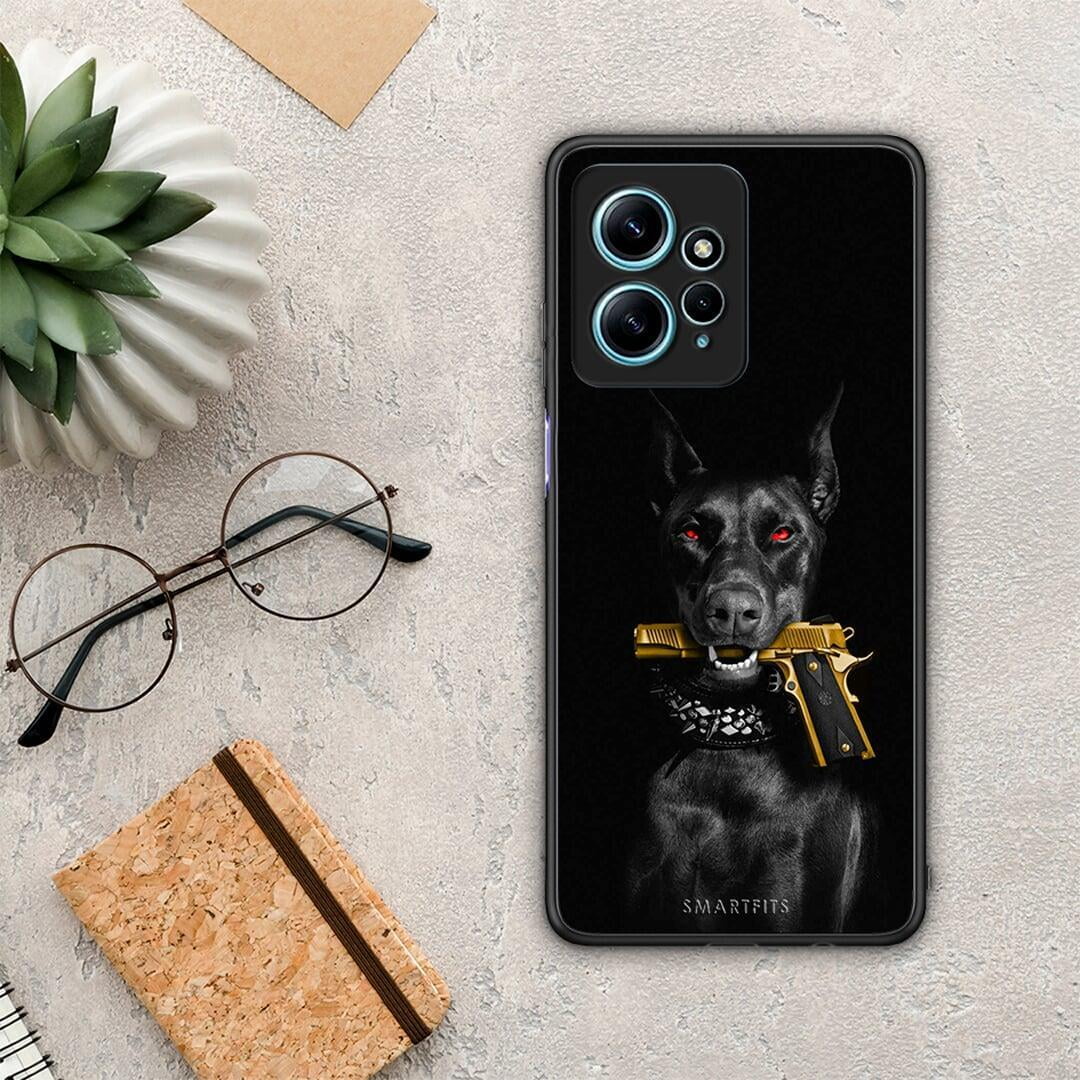 Θήκη Xiaomi Redmi Note 12 4G / Redmi K60 Pro Golden Gun από τη Smartfits με σχέδιο στο πίσω μέρος και μαύρο περίβλημα | Xiaomi Redmi Note 12 4G / Redmi K60 Pro Golden Gun Case with Colorful Back and Black Bezels