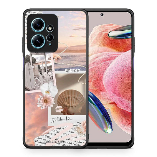 Θήκη Xiaomi Redmi Note 12 4G / Redmi K60 Pro Golden Hour από τη Smartfits με σχέδιο στο πίσω μέρος και μαύρο περίβλημα | Xiaomi Redmi Note 12 4G / Redmi K60 Pro Golden Hour Case with Colorful Back and Black Bezels